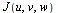 J(u, v, w)